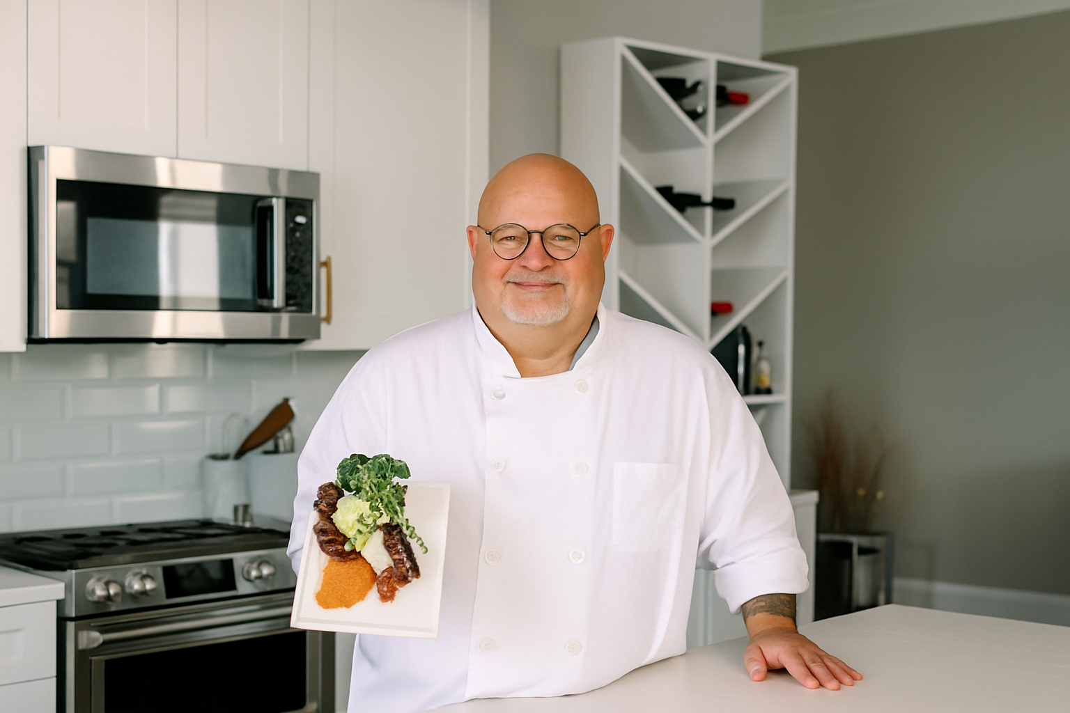 Chef Prepared Cajun redfish for upscale catering and events with authentic Louisiana Flavor